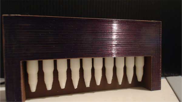 Normal vision of rounds - side view